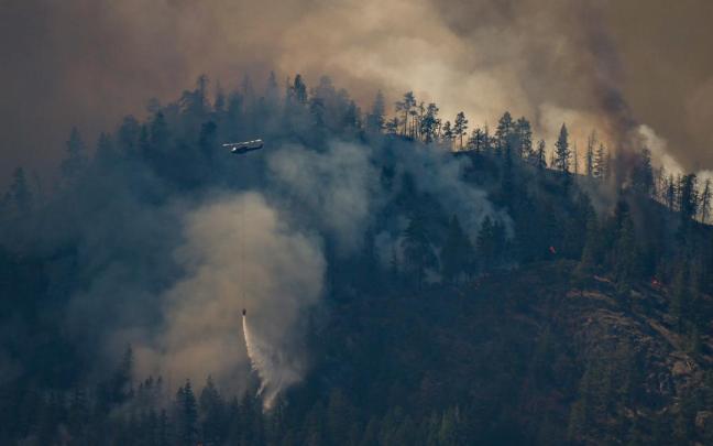 Incendio en Canadá.