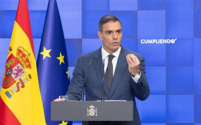 El presidente del Gobierno, Pedro Sánchez