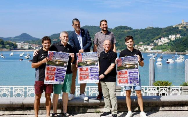 La presentación del Torneo Egia. JAVI COLMENERO