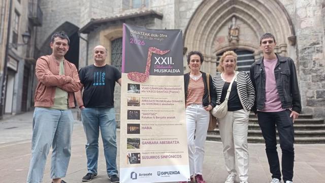 Presentación de la 22ª edición del Musikaldia, que se celebrará del 6 al 31 de mayo.