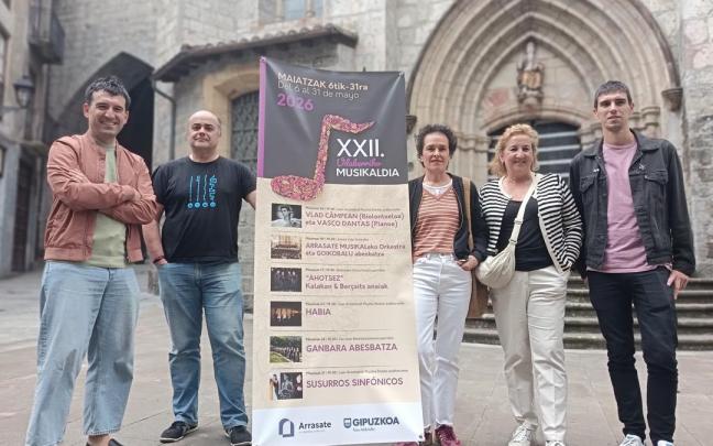 Presentación de la 22ª edición del Musikaldia, que se celebrará del 6 al 31 de mayo.