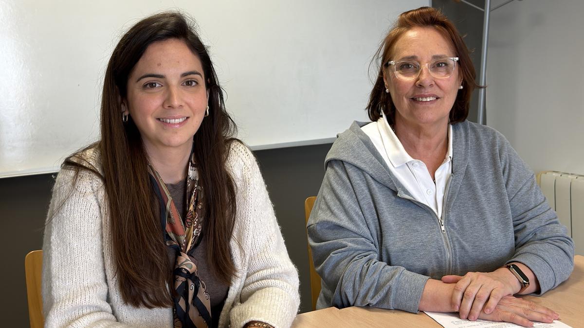 Izaskun Rodríguez y Lourdes Acevedo.