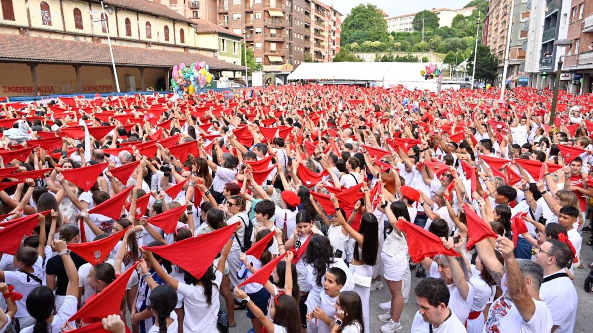 Imagen de archivo del inicio de San Fermín en Pasai Antxo / Arnaitz Rubio