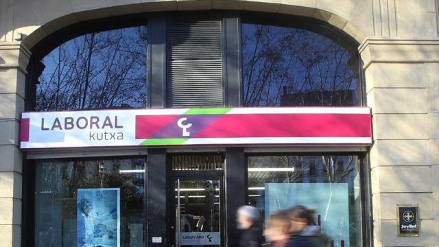 Un cajero de Laboral Kutxa.