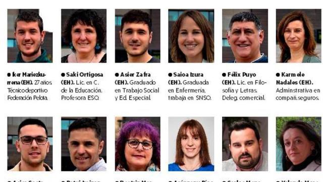 Los concejales de Berriozar tras las elecciones del 28-M. Los concejales de Berriozar tras las elecciones del 28-M.