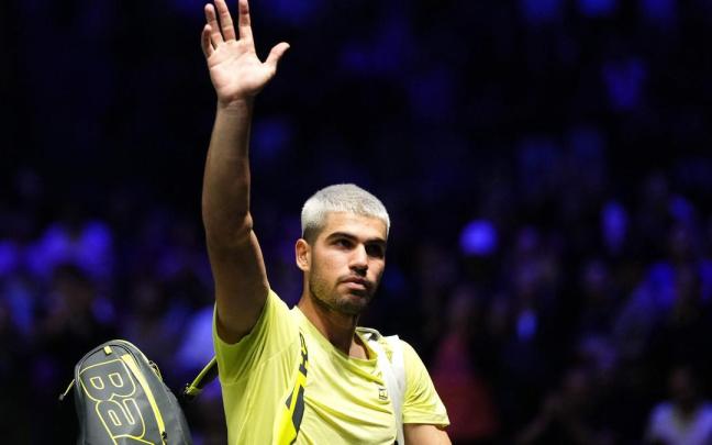 Carlos Alcaraz se despide del Masters 1000 de París en la primera ronda.