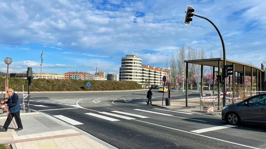 Mejora en el acceso a la rotonda de la Antonia.