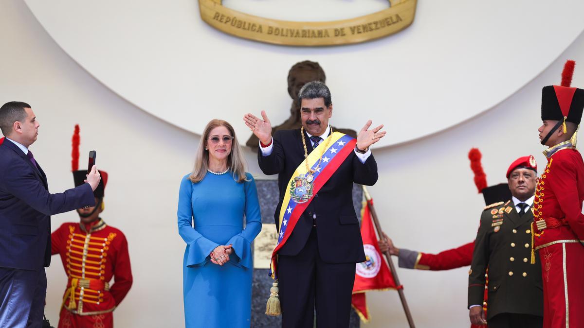 Varios apoyos habituales le fallaron a Maduro en su toma de posesión