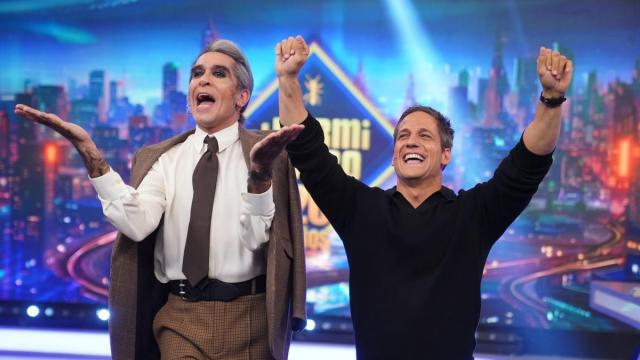 Gotzon Mantuliz junto a Mario Vaquerizo en 'El Hormiguero'