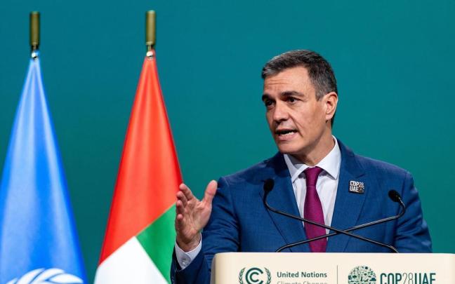Sánchez interviene en la COP28.