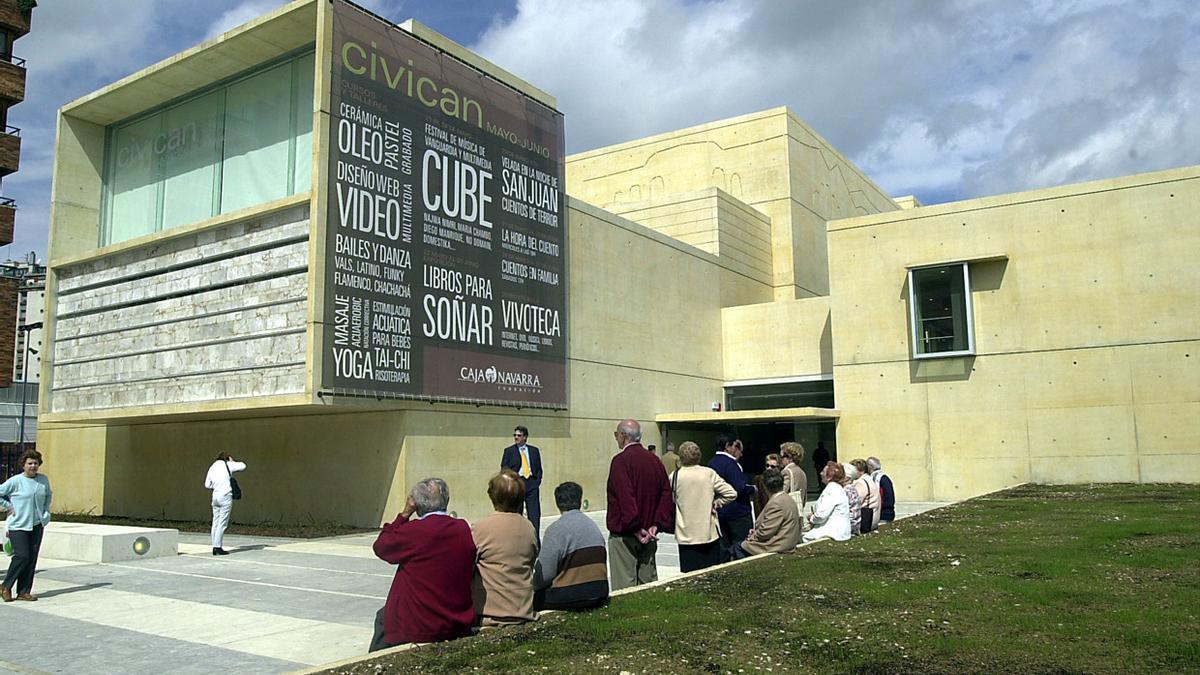 Exterior de Civican, uno de los recursos de la Fundación Caja Navarra