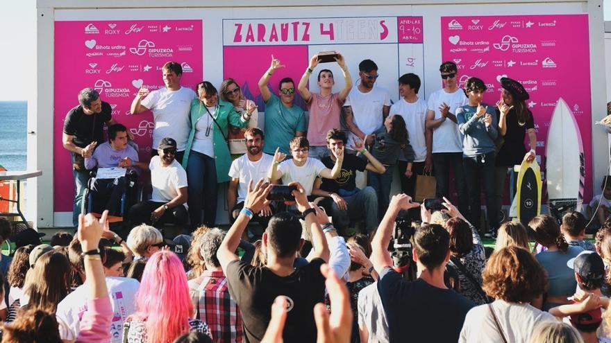 Grupo participante en una edición anterior de Zarautz 4Teens.