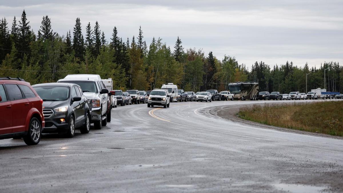 Evacuaciones de la ciudad de Yellowknife.