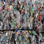 Residuos en una planta de reciclaje.