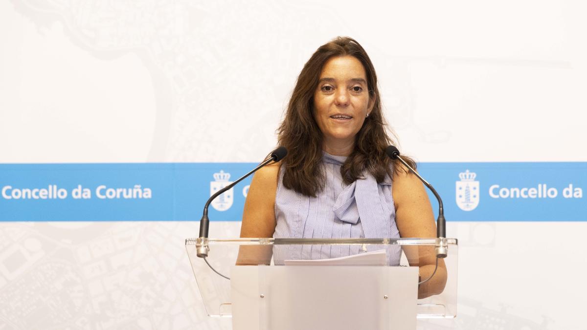 La alcaldesa de A Coruña, Inés Rey.