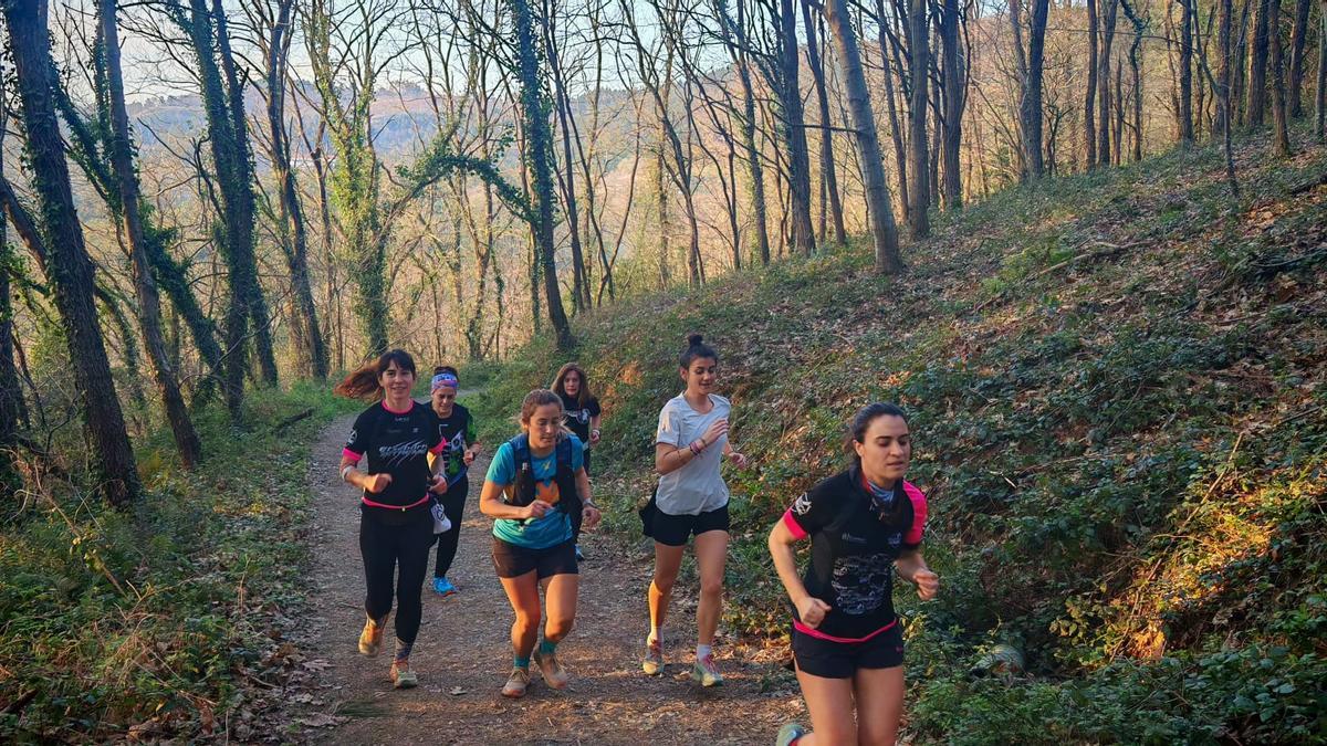 Corriendo por los preciosos senderos y pistas del Ganguren / Vivero