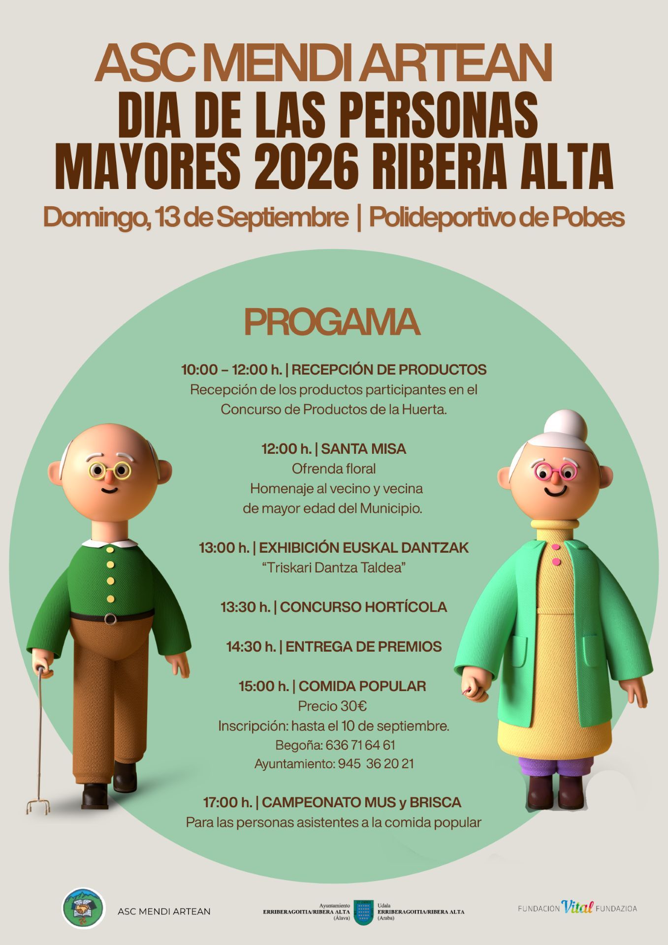 Programa del Día de las personas mayores de Ribera Alta