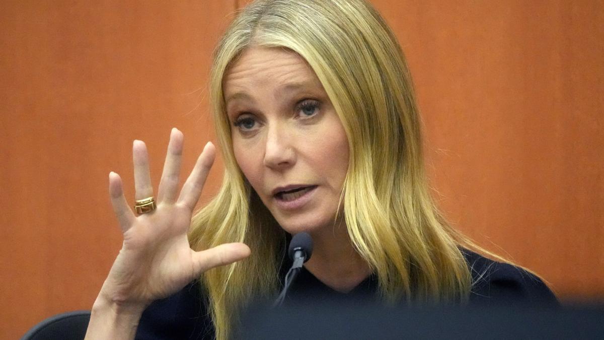 Gwyneth Paltrow, declarando en la sesión de este viernes del juicio.