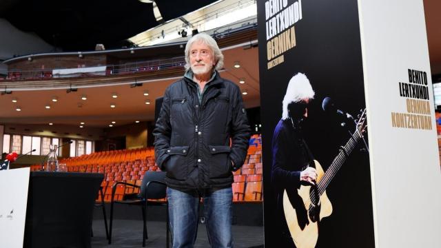 Benito Lertxundi en su despedida