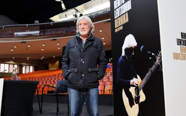 Benito Lertxundi en su despedida