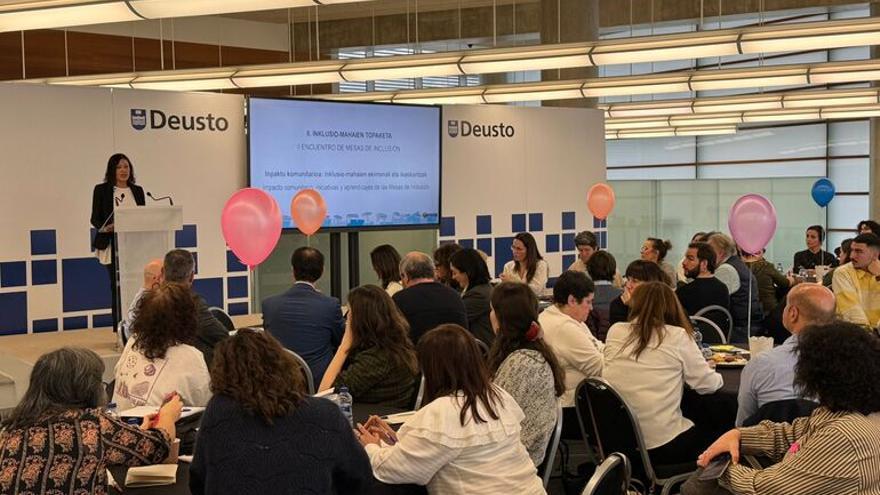 Encuentro de las Mesas de Inclusión de Euskadi en el que tomó parte Amurrio el pasado viernes