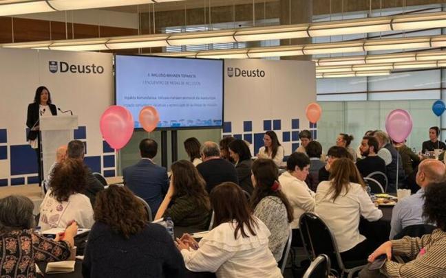 Encuentro de las Mesas de Inclusión de Euskadi en el que tomó parte Amurrio el pasado viernes