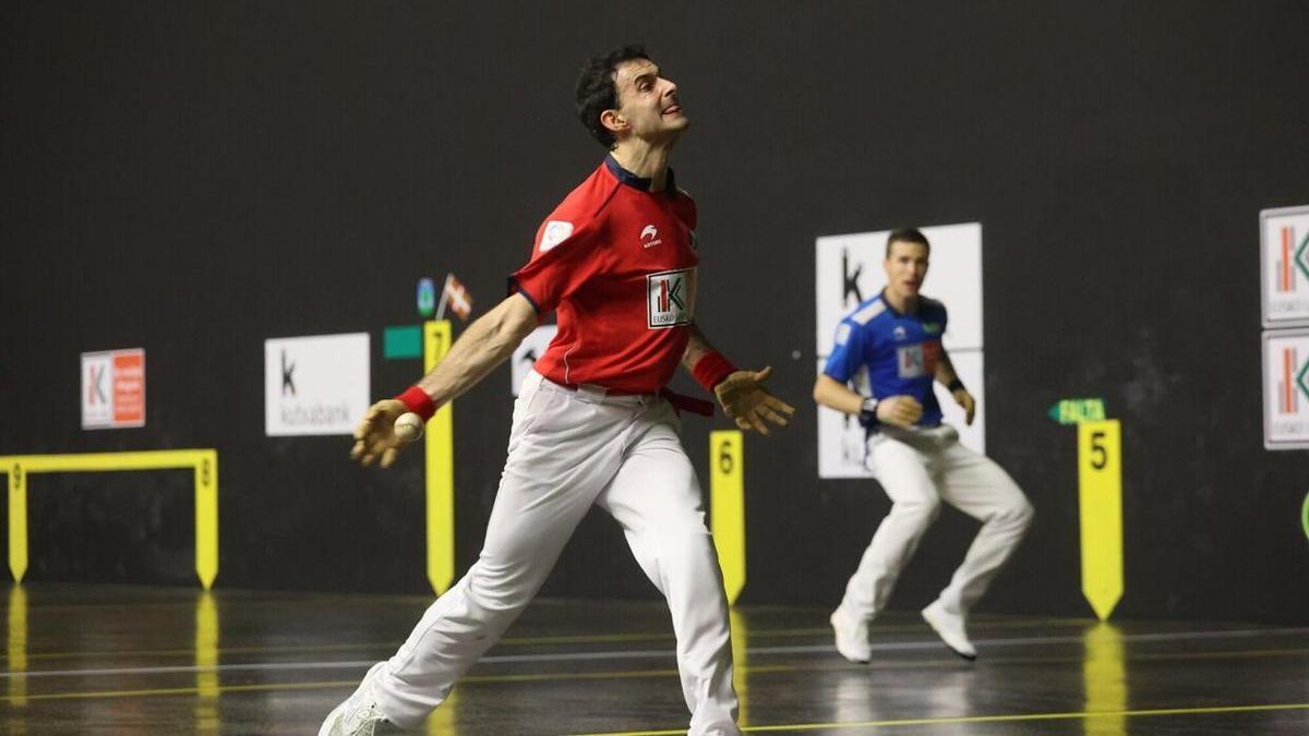 Altuna, en su partido de la pasada jornada frente a Artola.