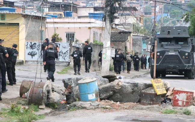 En imágenes: letal operación policial contra el narcotráfico en Brasil