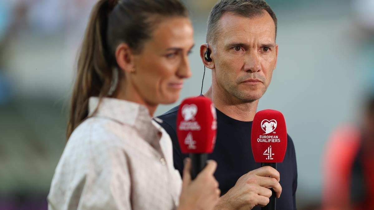Andrí Shevchenko también ha ejercido de comentarista deportivo.