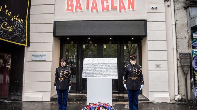 Paris attacks anniversary ceremony