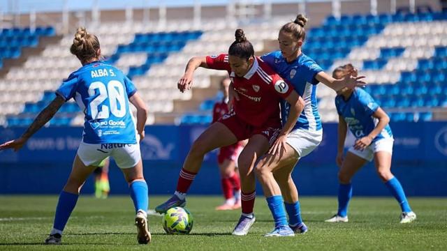 Un momento del partido.