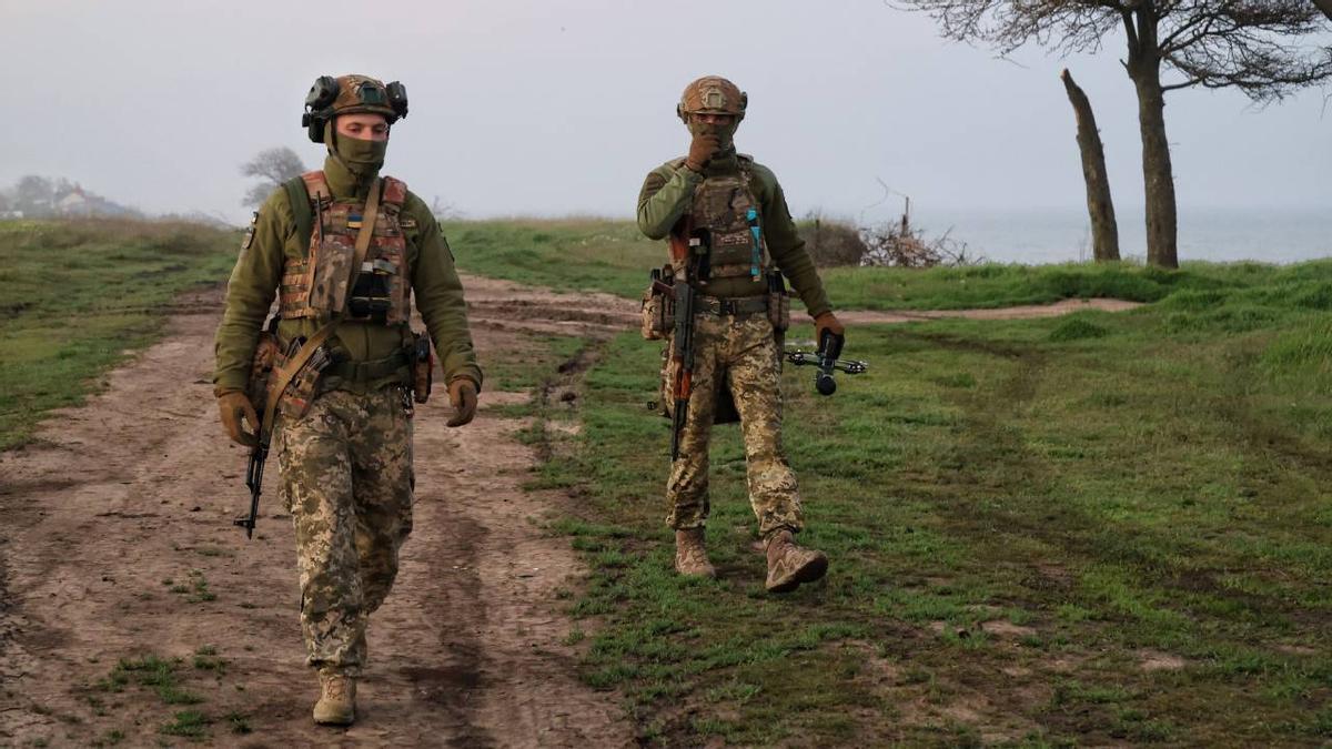 Imagen de archivo de fuerzas rusas en la provincia ucraniana de Donetsk.