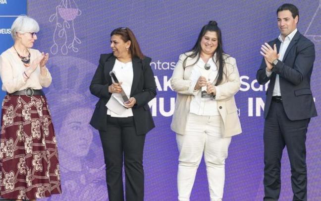 Imagen del acto de entrega del Premio Emakunde / GAIZKA UCEDA Imagen del acto de entrega del Premio Emakunde