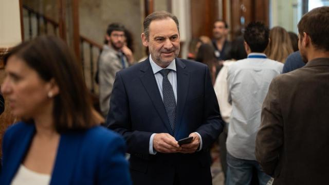 El exministro de Transportes José Luis Ábalos en el Congreso de los Diputados. / EP El exministro de Transportes José Luis Ábalos en el Congreso de los Diputados.