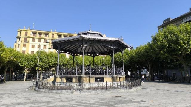 Plaza Ensanche de Irun, donde tendrá lugar la Feria del Coleccionismo