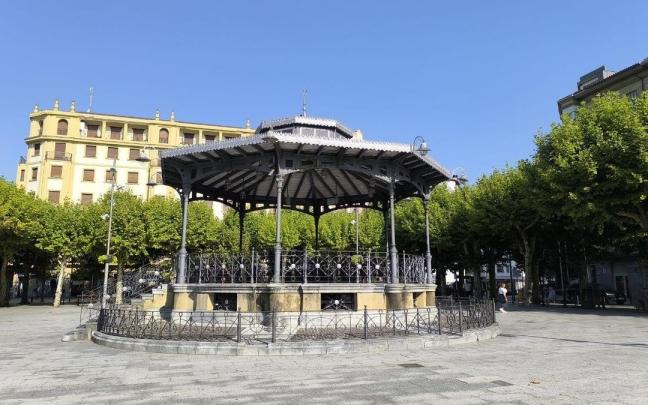Plaza Ensanche de Irun, donde tendrá lugar la Feria del Coleccionismo
