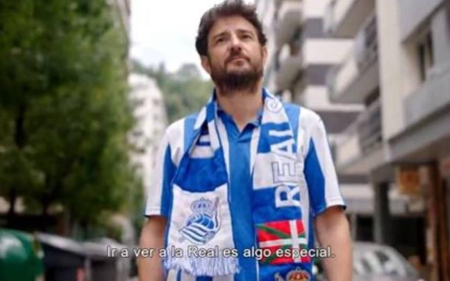 Gorka Otxoa en el documental 'El espíritu de la Real'. / MOVISTAR FÚTBOL