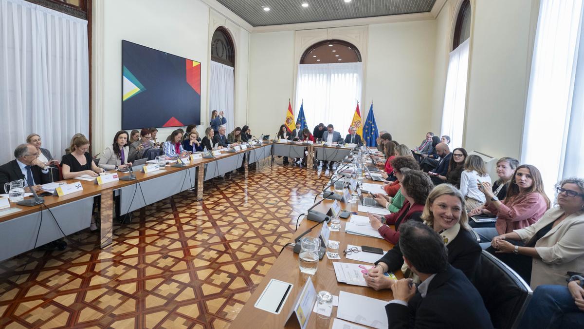 Imagen de la reunión de la Conferencia Sectorial de Infancia y Adolescencia