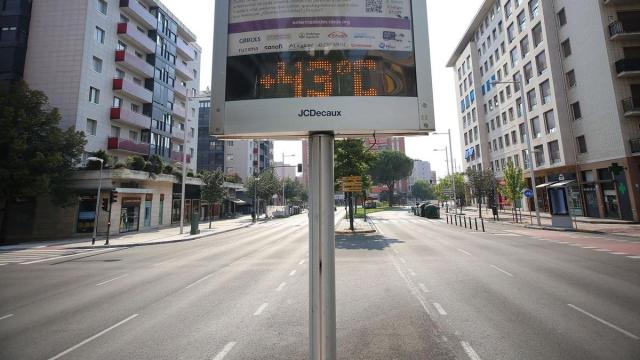 Iruñea alcanza los 43ºC