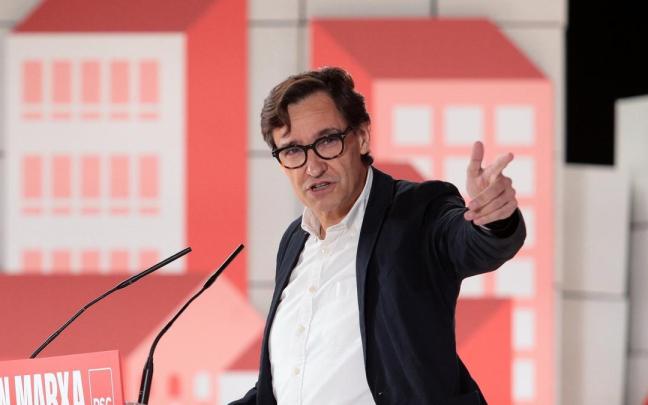 El líder del Partido Socialista de Catalunya, Salvador Illa. El líder del Partido Socialista de Catalunya, Salvador Illa.