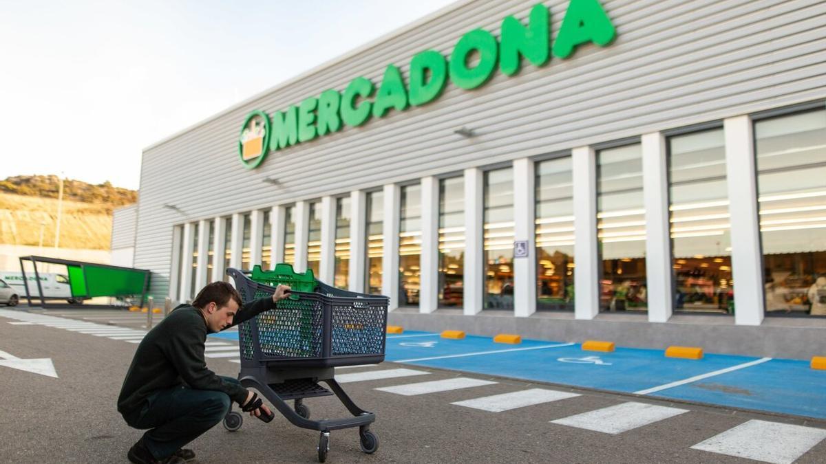 Exterior de Mercadona en Estella