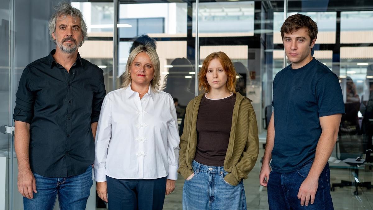 Álvaro Brechner, Mari Mar Blanco, Laia Manzanares y Pol Monen.