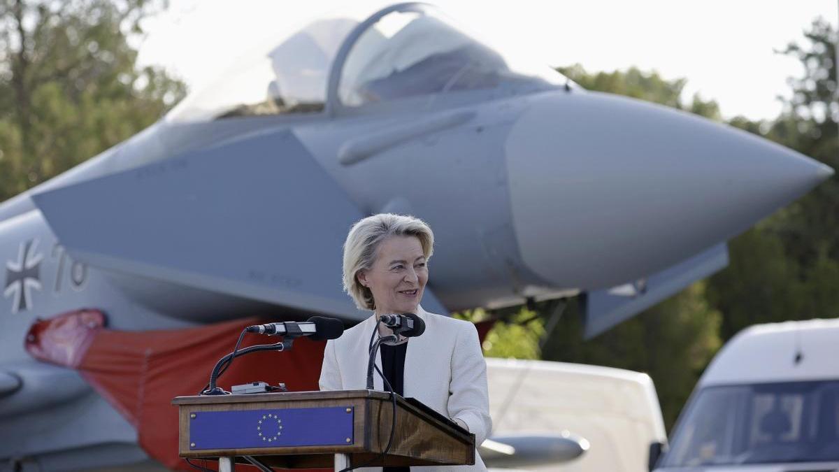 La presidenta de la Comisión Europea, Ursula Von der Leyen