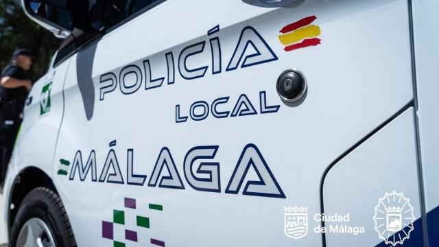 Imagen de archivo de un coche de policía local de Málaga.
