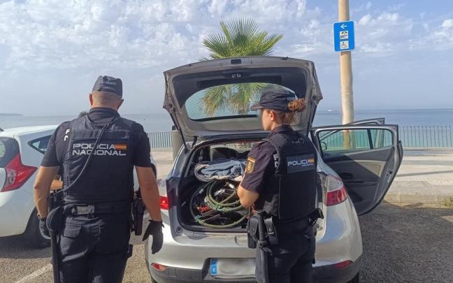 Imagen de la detención en Playa de Palma
