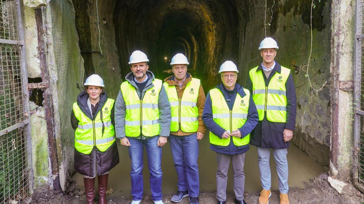 Visita institucional a las obras del bidegorri.