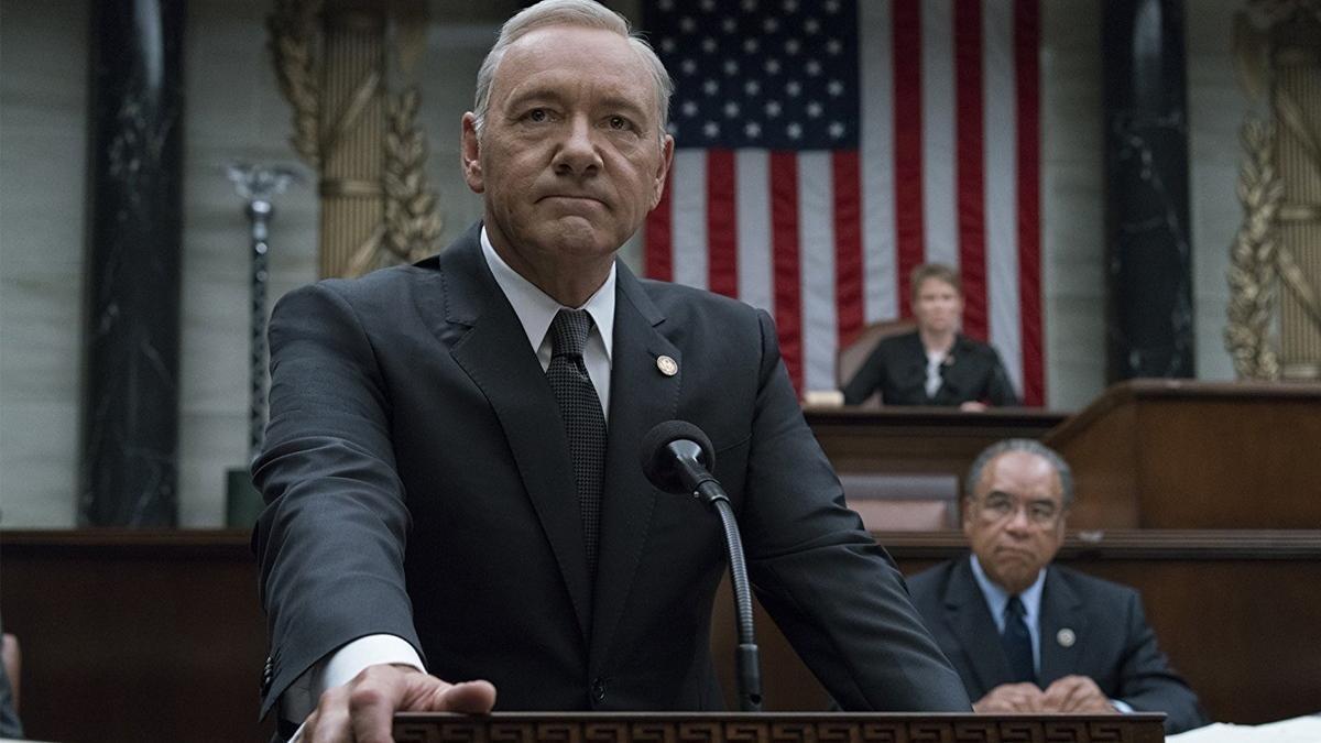 Kevin Spacey en 'House of Cards'.