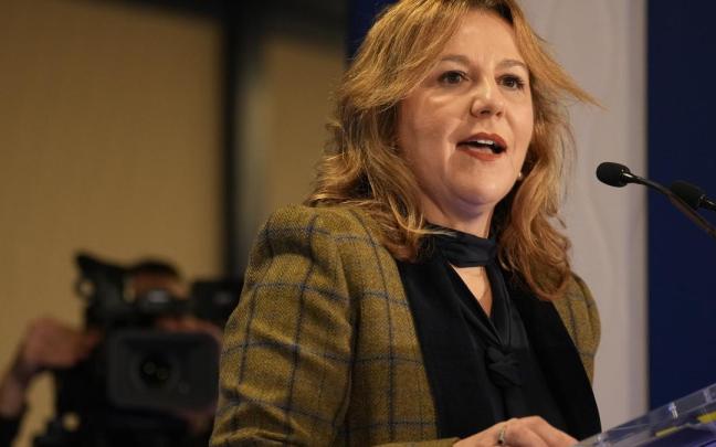 Tamara Yagüe, durante su intervención.