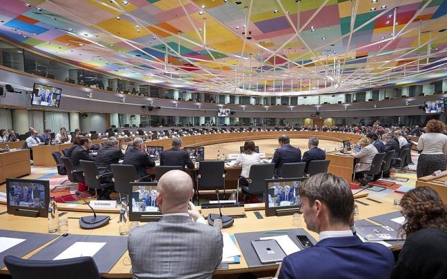 Los ministros de Economía y Finanzas de la Unión Europea, en una reunión del Ecofin.