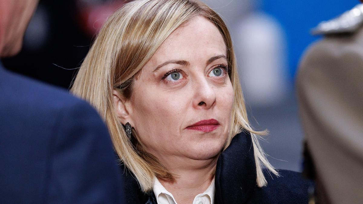 La primera ministra italiana, Giorgia Meloni,